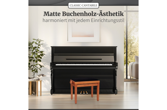 Classic Cantabile Banc De Piano Hêtre image 8
