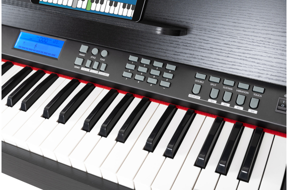 FunKey DP-61 III Keyboard mit 61 Tasten im Digitalpiano-Design Schwarz image 8