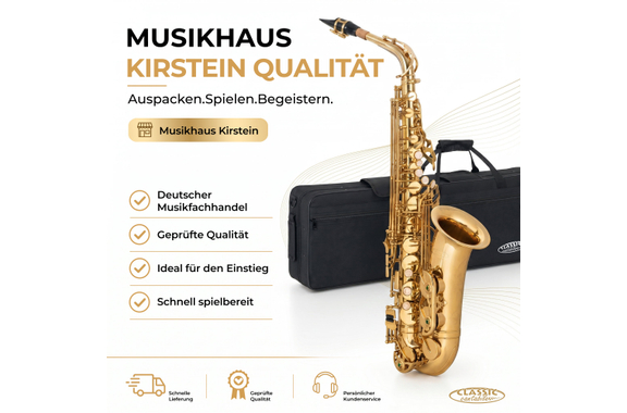 Classic Cantabile Winds AS-450 Saxofón Alto en Eb image 8