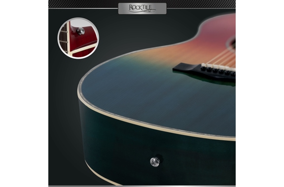 Rocktile WSC-150C-RBW Chitarra Western Rainbow image 8