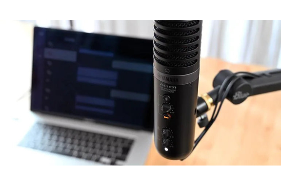 Yamaha AG01 USB Mikrofon schwarz  - Retoure (Zustand: wie neu) image 8