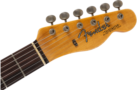 Fender Custom Shop 1963 Telecaster Relic Aged Lake Placid Blue image 8