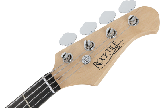 Rocktile Pro JB-30BK 70's Deluxe E-Bass Black Set inkl. Schule image 8