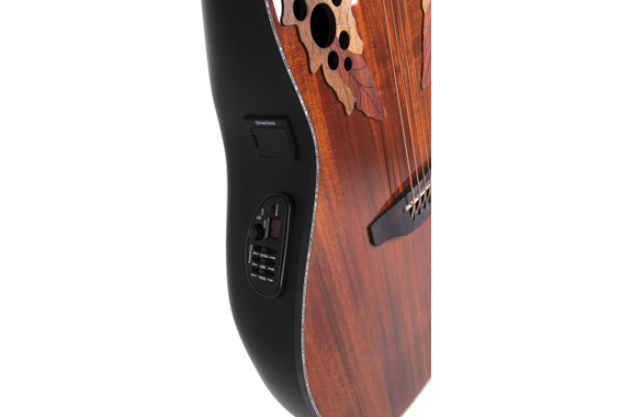 Ovation Celebrity Elite Plus CE44P Mid Cutaway Figured Koa image 8