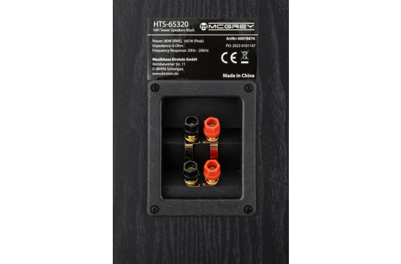 McGrey HTS-65320 BK / VT-80 Ensemble HiFi Stéréo avec Bluetooth image 8