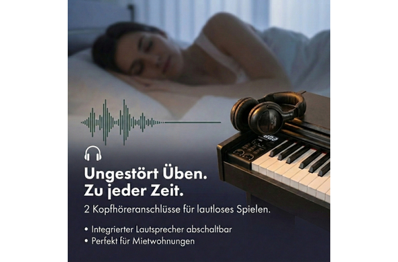 McGrey DP-18 SM E-Piano Schwarz matt Set image 8