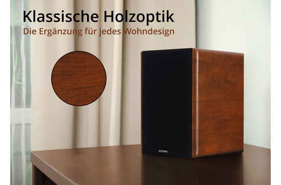 McGrey BSS-365 BN 6,5" HiFi Regallautsprecher Paar braun 2x 60W RMS  - Retoure (Zustand: sehr gut) image 8