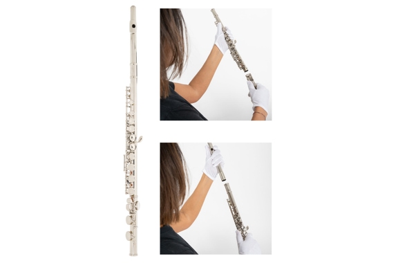 Classic Cantabile FL-100 Querflöte, Neusilber image 8