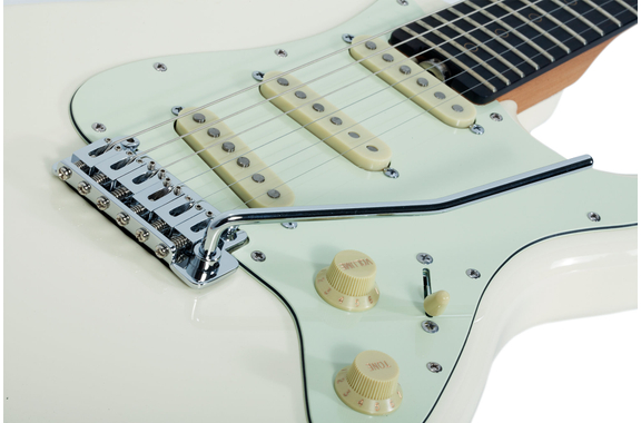 Schecter Nick Johnston Traditional SSS Atomic Snow image 8