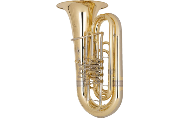 Miraphone Bb-Tuba Modell 494 Hagen Messing image 8