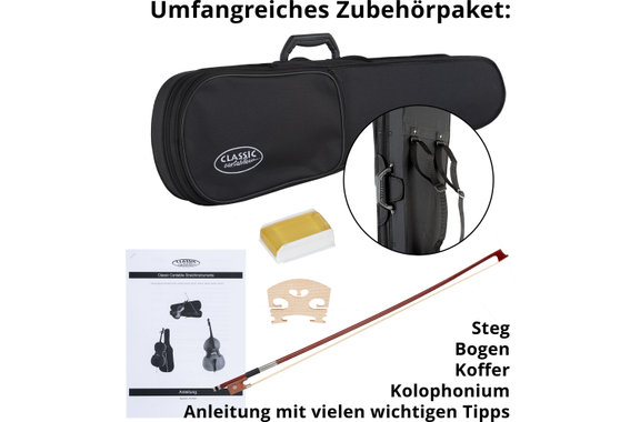 Classic Cantabile Student Violinset 1/2 image 8