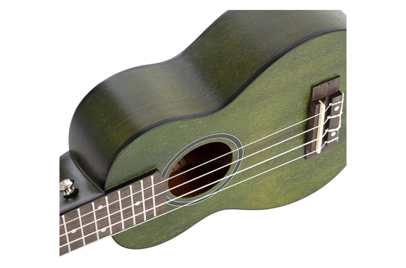 Set de Ukelele Soprano Cascha Premium Caoba Verde image 8