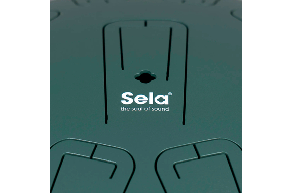 Sela SETD13U2 Unity Tongue Drum 13" C-Major Green 432 Hz image 8