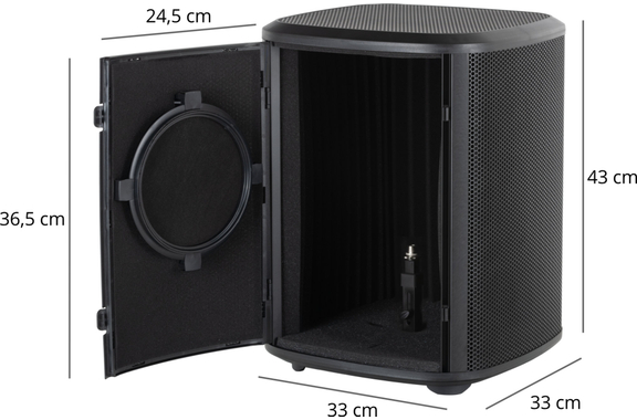 Pronomic MP-360 Microphone Isolation Box image 8