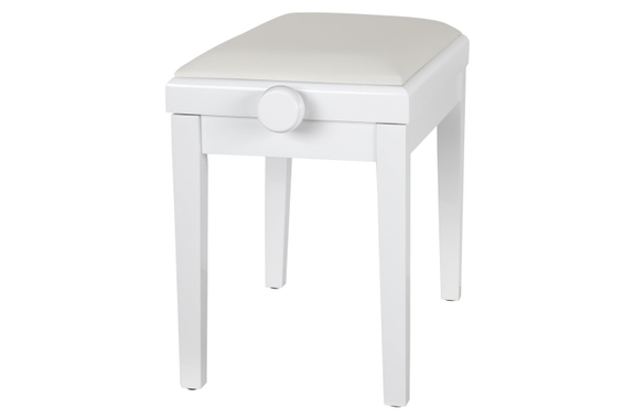 Classic Cantabile Banc De Piano Modèle A Blanc Laqué image 8