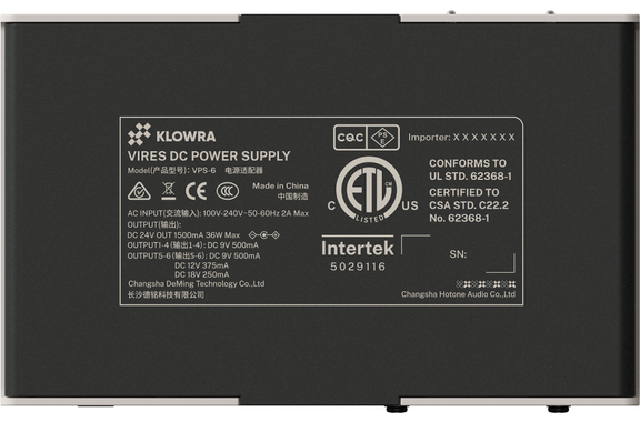 Klowra Vires Effects Pedal Power Supply image 8