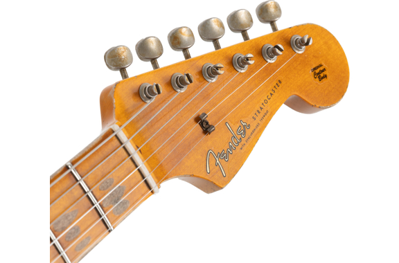 Fender Custom Shop 2024 Collection Time Machine '57 Stratocaster Heavy Relic Aged Surf Green image 8