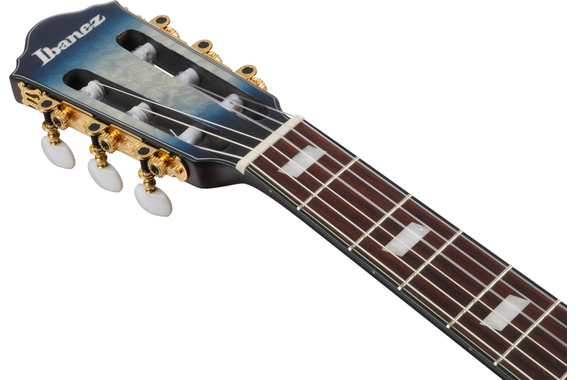 Ibanez FRH20QMN-CTL Cosmic Blue Starburst Low Gloss image 8