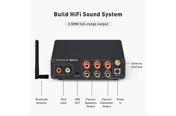 Ensemble Fosi Audio BT30D Pro / Polk 2.1 Bass Shaker image 8