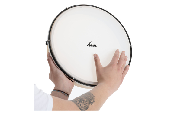 XDrum HTM-12K 12" Handtrommel met kunststofvel 3x set image 8