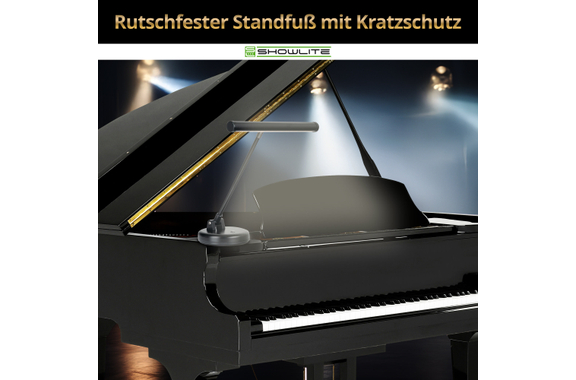 Showlite KW LED Pianoleuchte Schwarz  - Retoure (Zustand: sehr gut) image 8