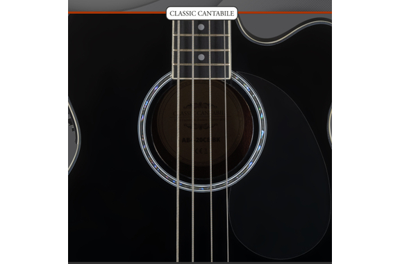 Classic Cantabile AB4-20CE-BK Basse Acoustique Noire image 8
