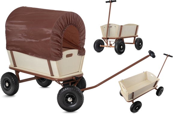 Stagecaptain BW-1812D BN Bollycart Holz-Bollerwagen braun image 8
