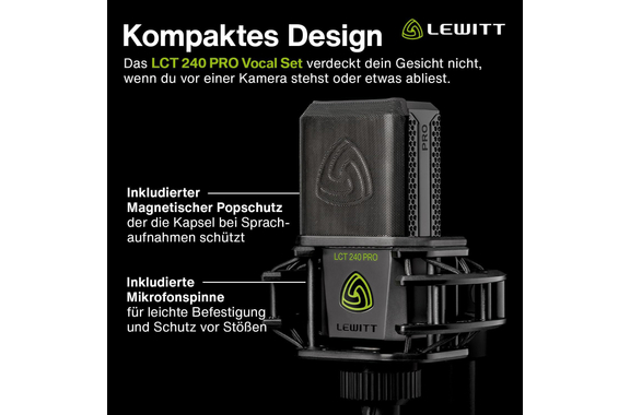 Lewitt LCT 240 Pro Vocal Condensatormicrofoon Set image 8