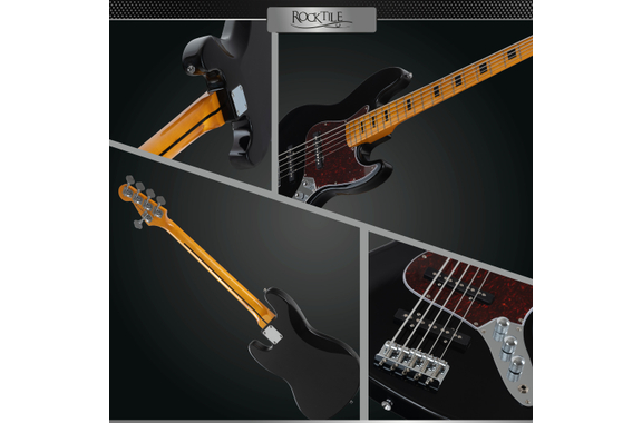 Rocktile Pro JBS50-BK E-Bass Schwarz image 8