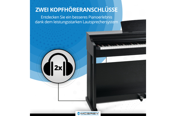 McGrey DP-19 SM E-Piano Schwarz matt image 8