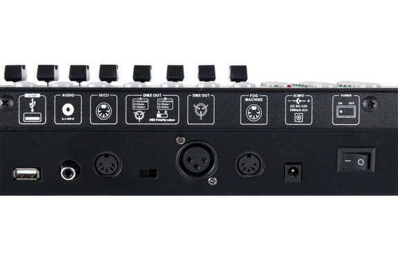 Showlite FLP-144W Fari 4 x Set incl. Showlite Master Pro USB, Statore & Cavi image 8