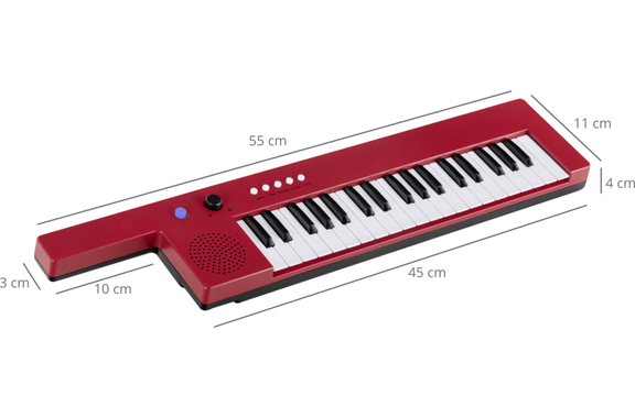 McGrey KT-3712 Keyboard Per Bambini Rosso image 8