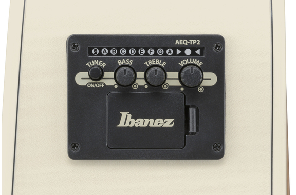 Ibanez AAD77M1E-OAW Westerngitaar Open Pore Antique White image 8