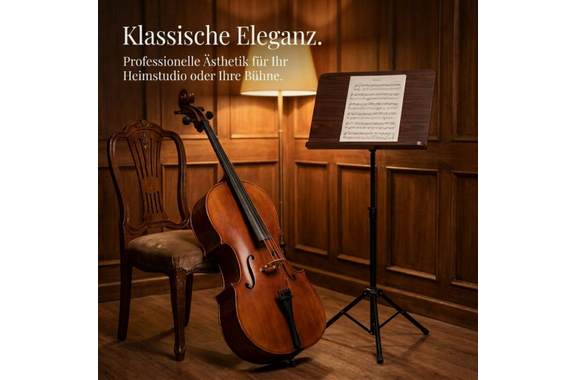 Classic Cantabile Orchesterpult Heavy Rosenholz image 8