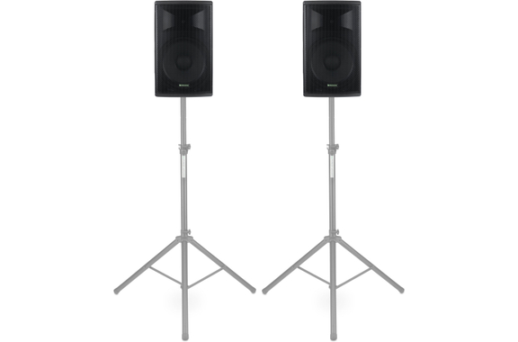 Pronomic E-212 MA 12" Actieve Speaker 500 Watt Stereo Set image 8