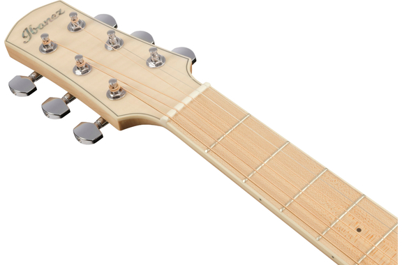 Ibanez AAM370M2E-AIB Transparent Antique White Ice Blue image 8