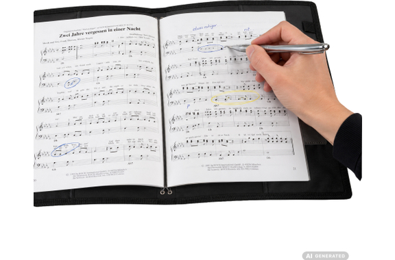 Classic Cantabile B01BK Notenmappe Light schwarz image 8