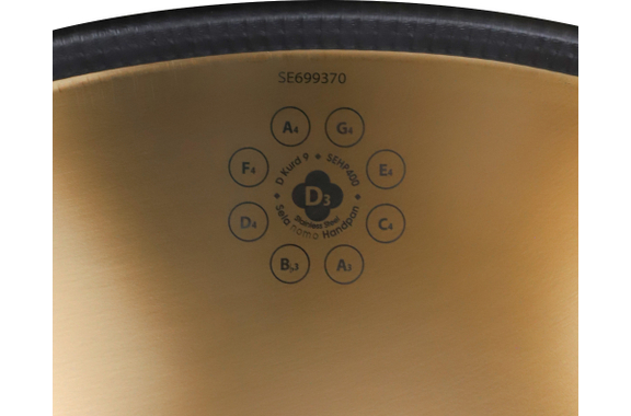 Sela SEHP400 Nomo Handpan D Kurd 9 Stainless Steel Set image 8