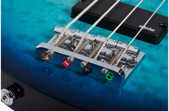 Schecter C-4 Plus E-Bass Ocean Blue Burst image 8