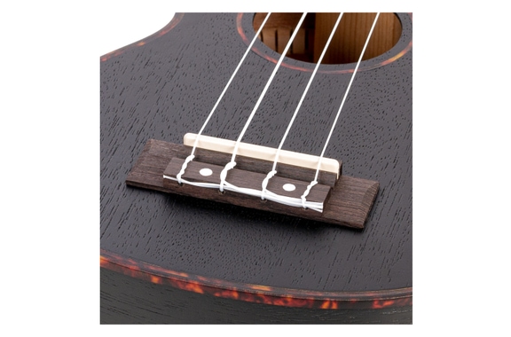 Cascha Premium Mahogany Soprano Ukulele Set Black image 8