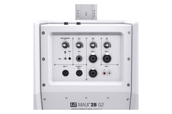 LD Systems Maui 28 G2 W Aktivanlage weiß  - 1A Showroom Modell (Zustand: wie neu, in OVP) image 8