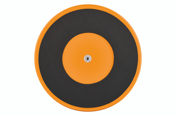 Meinl MMP12OR Marshmallow Practice Pad 12" Orange Sticks Set image 8