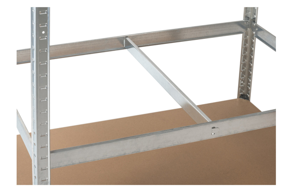Stagecaptain WBR-175 SR Scaffale da Banco da Lavoro con Ripiani in Legno Argento image 8