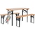 Stagecaptain Hirschgarten Bierzeltgarnitur für Balkon 117 cm natur  - Retoure (Zustand: akzeptabel) thumbnail 9