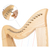 Classic Cantabile H-19 AW Keltische Harp 19 Snaren thumbnail 9