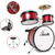 XDrum Junior KIDS Drumstel incl. School Rood thumbnail 9