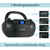 McGrey CDB-1016U BK Boombox Met Cassette, Bluetooth En USB thumbnail 9