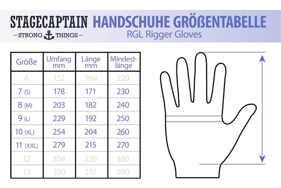 Stagecaptain RGL-5F Rigger Handschoenen Maat L 5x Set image 9