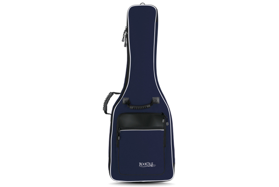 Rocktile Klassik-Gitarrentasche - gepolstert mit Rucksackgarnitur Blau image 9