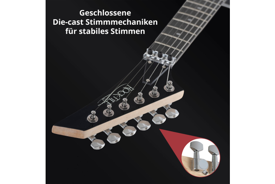 Rocktile MG-3013 Blade E-Gitarre Black  - Retoure (Zustand: akzeptabel) image 9